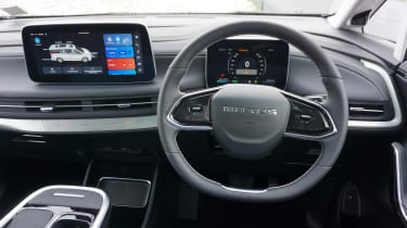 Maxus Mifa 9 - dashboard and steering wheel