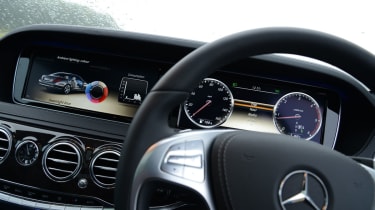 Mercedes S350 steering wheel