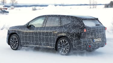 BMW Neue Klasse SUV spyshots - rear quarter