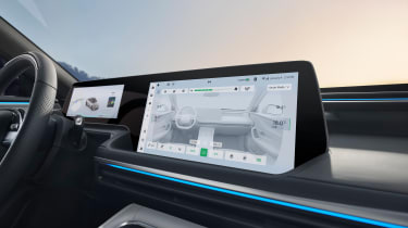 XPeng P7 - infotainment and dashboard screens