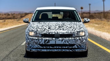 New Volkswagen Polo 2017 prototype nose