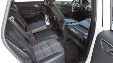 Mercedes B-Class rear seats