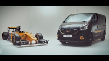 Renault Trafic van sponsored