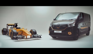 Renault Trafic van sponsored