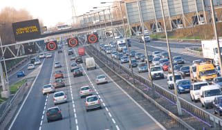 M6 motorway traffic