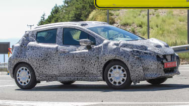 Nissan Micra 2017 spies side front