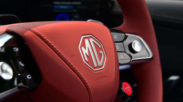 MG Cyberster 2024 UK - steering wheel