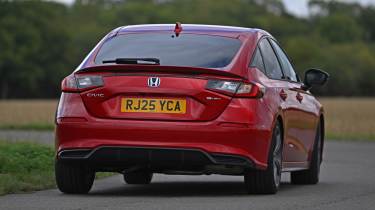 Honda Civic facelift - rear cornering