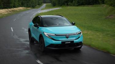 Nissan Leaf - front cornering