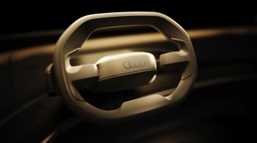 Audi Grand Sphere concept - steering wheel teaser
