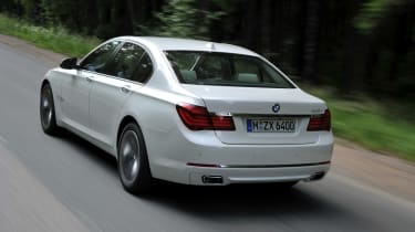 BMW 750i rear action
