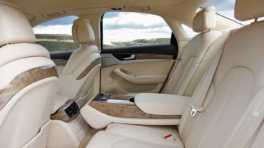 Audi A8 saloon rear seats