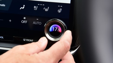 Lexus RZ - climate controls