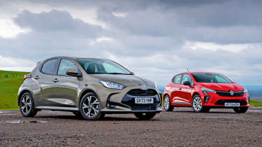 Toyota Yaris and Renault Clio