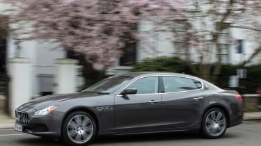 How to be a chauffeur - Maserati Quattroporte front