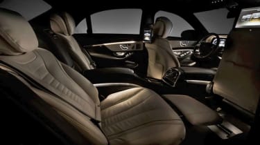 Mercedes S-Class rear seats