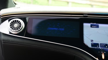 Mercedes-AMG EQS 35 - passenger screen