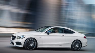 Mercedes C 43 AMG Coupe - side driving