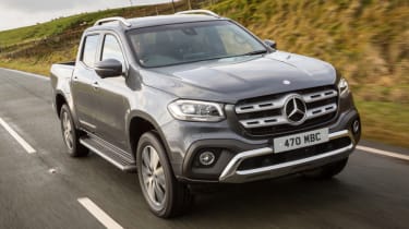 Mercedes X-Class review - front quarter