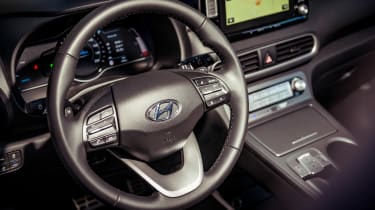 Hyundai Kona Electric - steering wheel