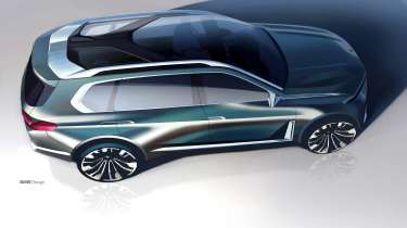 BMW X7 Concept - above sketch