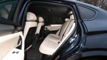 BMW X4 - rear seats