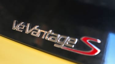 Aston Martin V12 Vantage S badge