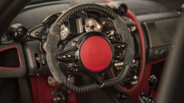 Pagani Huayra BC steering wheel