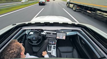 BMW driverless vehicle
