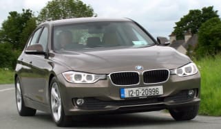 BMW 316d front cornering