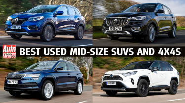 Best used mid-size SUVs and 4x4s - header image