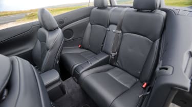 Lexus IS C rear seats