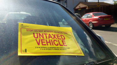 Dvla untaxed vehicles on private land