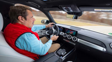 Mercedes EQB - driving