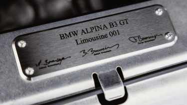 BMW Alpina B3 - plaque 