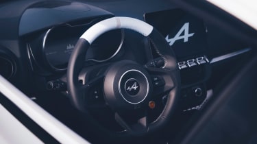 Alpine A110 E-ternite concept - steering wheel
