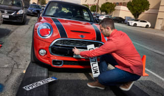 MINI number plate change