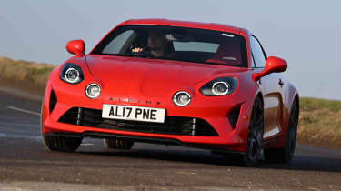 Alpine A110 S - front cornering