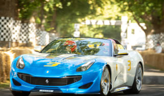 Ferrari SP3JC - front tracking Goodwood 2019