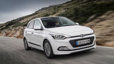 Hyundai i20 diesel front