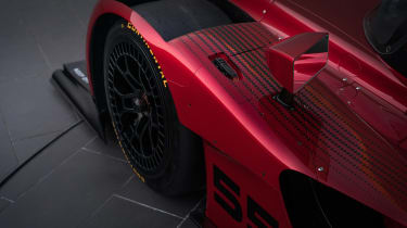Mazda RT24-P racing car - fender detail