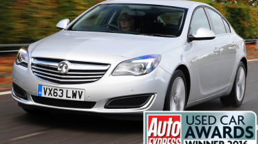 Used Car Awards 2016 - Vauxhall Insignia front tracking