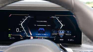 BMW i7 - dashboard screen