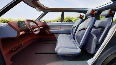 Kia EV2 Concept - seats extended