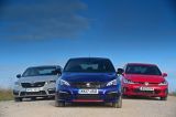 Peugeot 308 GTi vs VW Golf GTI vs Skoda Octavia vRS - static header