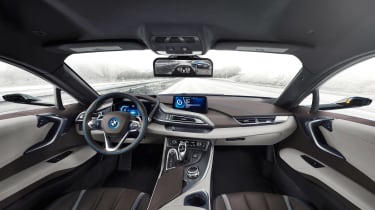 BMW i8 Mirrorless interior