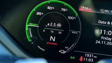 Audi RS e-tron GT - dashboard dial
