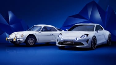 Renault Alpine Vision concept - new vs old