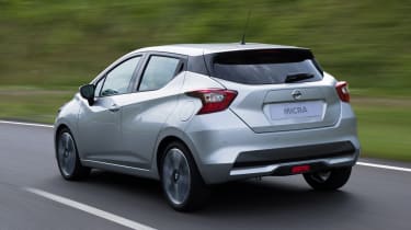 Nissan Micra 2017 - rear tracking