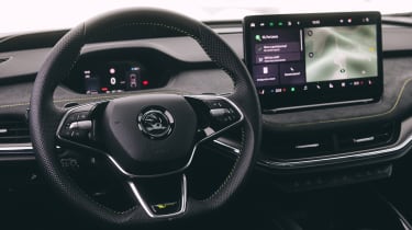 Skoda Enyaq Coupe vRS - steering wheel